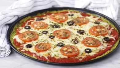 PIZZA DE BROCÓLIS - Receita saudável, rápido e fácil de fazer
