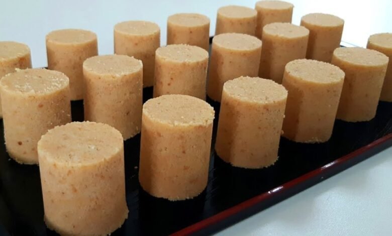 Paçoquinha rolha - Docinho simples e tradicional