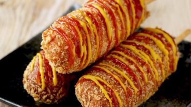 Receita de Hot Dog Coreano - Cachorro Quente no Palito