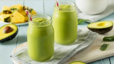 Receita de vitamina de abacate com Whey