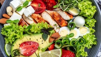 Salada proteica - Cheia de sabor