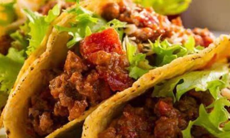 Tacos mexicanos - Receita feita com massa de Rap10