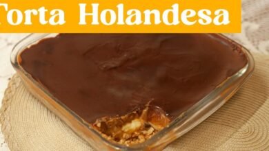 Torta Holandesa - Com recheio sensacional (Muito fácil) Cream Cheese