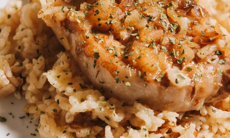 a one pan meal with simple ingredients.
